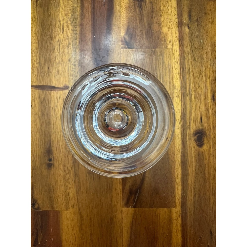 Oleg‎ Cassini Crystal Glasses Set of 5 Clear NWOT Weighted Pedestal 5.5in - Picture 4 of 6
